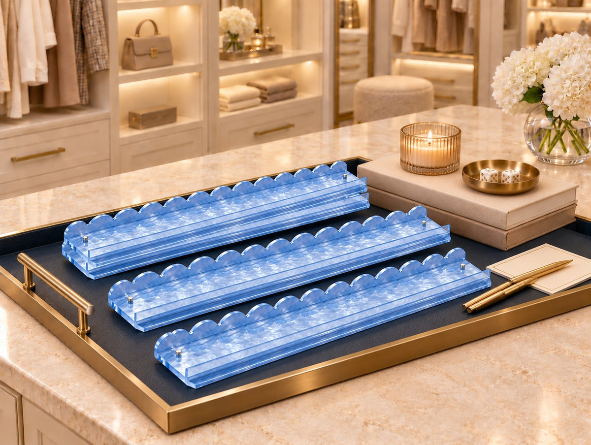 MC Blue Pearl Racks
