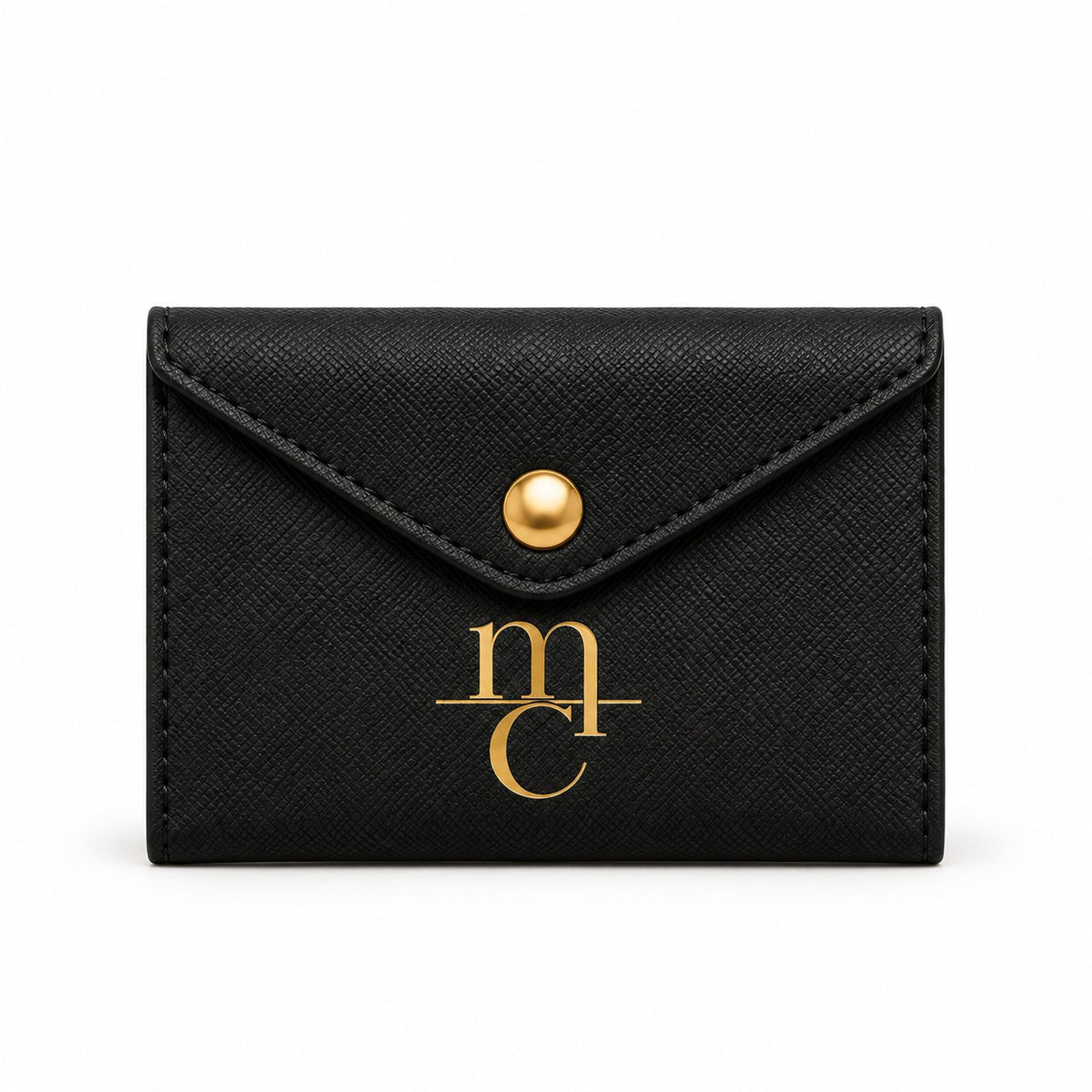 MC Card Holder - Black / Beige