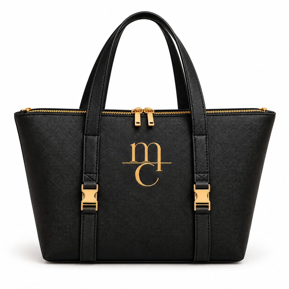 The MC Carryall Tote - Black / Beige