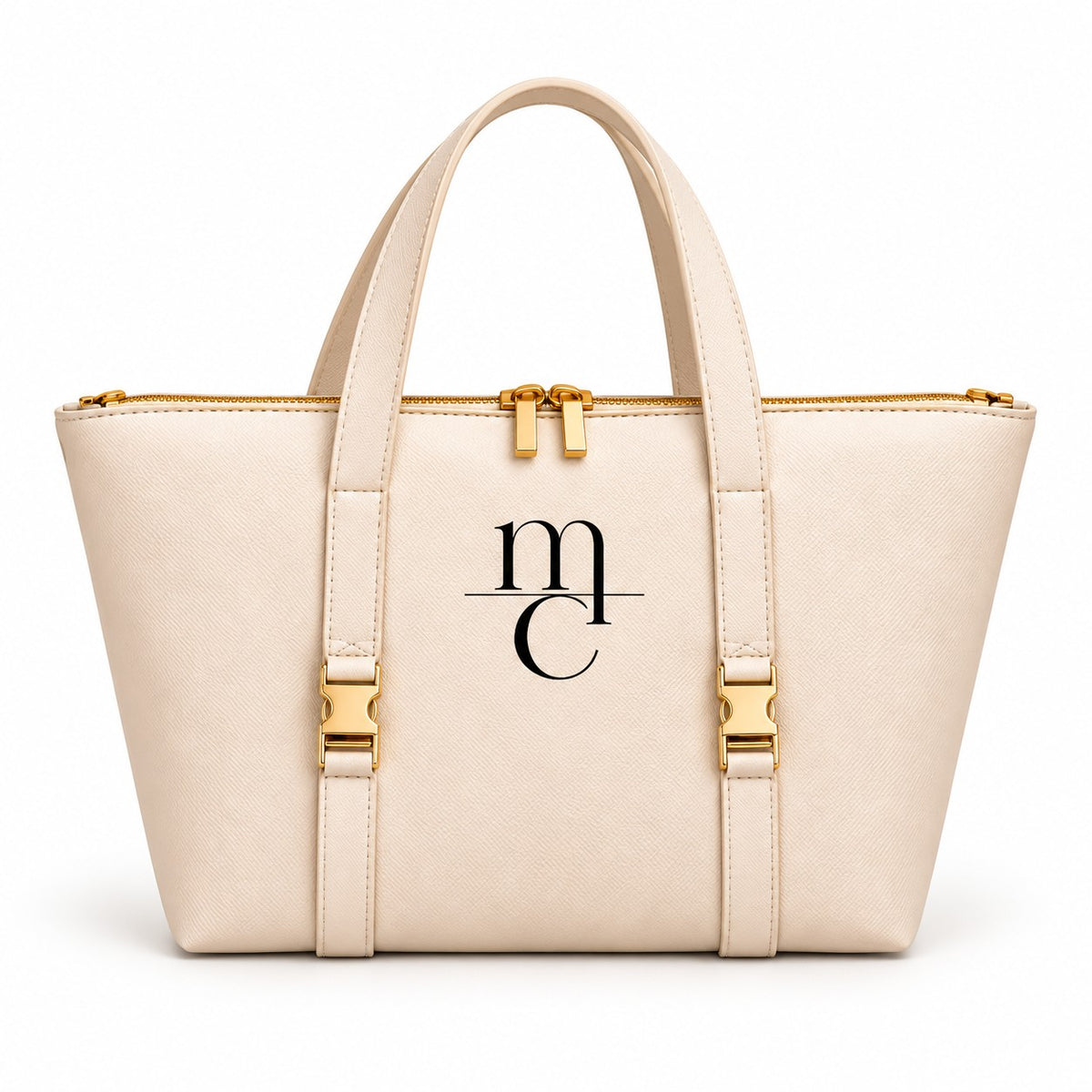 The MC Carryall Tote - Black / Beige